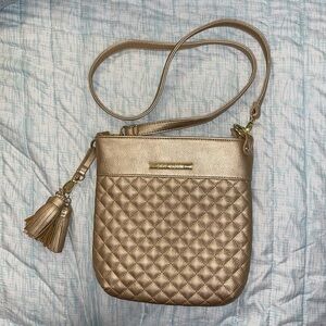 Steve Madden GLAM Quilted Crossbody with Tassel
